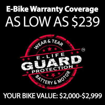 Warranty Bike Value for $2000-$2999