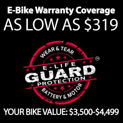 Warranty Bike Value for $3500-$4499