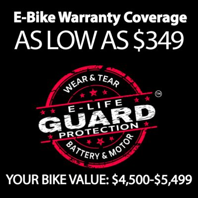 Warranty Bike Value for $4500-$5499