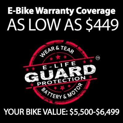 Warranty Bike Value for $5500-$6499